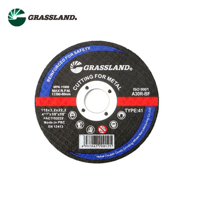 GRASSLAND 4.5 "دیسک های برش فلزی 115mm X 3.0mm X 22.2mm برای برش بدون آلاینده از فولاد ضد زنگ