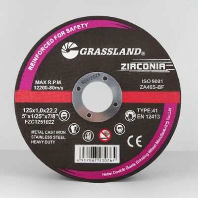 دیسک برش سرکونی 125mm 5 اینچ رزین بسته چرخ برش نازک برای آسیاب زاویه ای ابزار برش فولاد سرعت بالا