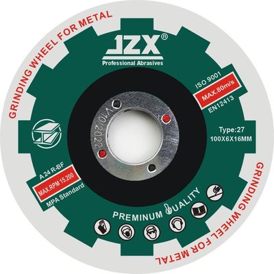 دیسک های برش فلز T27 4X1 / 4X7 / 8 EN12413 برای چرخ زاویه ای