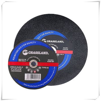 دیسک های برش فلز ساینده 9 در 230 میلی متر تمام فولاد En12413 230x3.2x22
