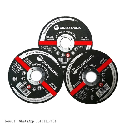 دیسک های برش فولاد ضد زنگ 4.5 اینچ 60# 4-1/2 اینچ X 0.045 اینچ X 7/8 اینچ