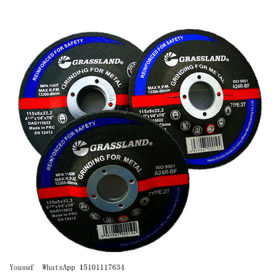 چرخ آسیاب ساینده 5 اینچی فلزی 125 X 6 X 22.23 میلی متری نوع 27