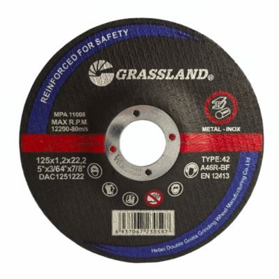 دیسک های برش 125 میلی متری برای برش سریع مستقیم و تمیز بر روی فولاد ضد زنگ و فلزات غیر آهن با مواد متصل به رزین