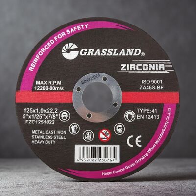 دیسک برش سرکونی 125mm 5 اینچ رزین بسته چرخ برش نازک برای آسیاب زاویه ای ابزار برش فولاد سرعت بالا