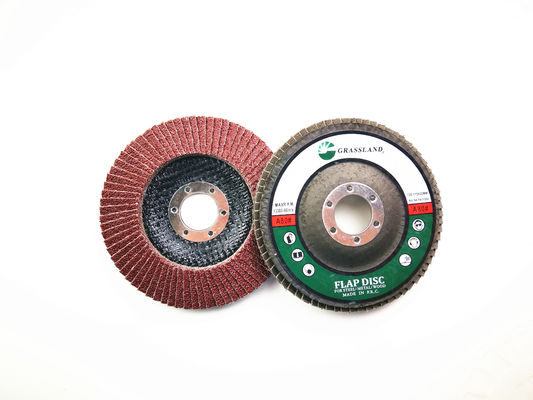 چرخ دیسک فلپ اکسید آلومینیوم T29 115mm 80 Grit Flap