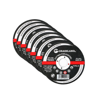 دیسک های برش فولاد ضد زنگ 4-1 / 2 "X3 / 64" X7 / 8 "T41 115 mm