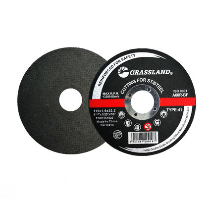 دیسک های برش فولاد ضد زنگ 4-1 / 2 "X3 / 64" X7 / 8 "T41 115 mm