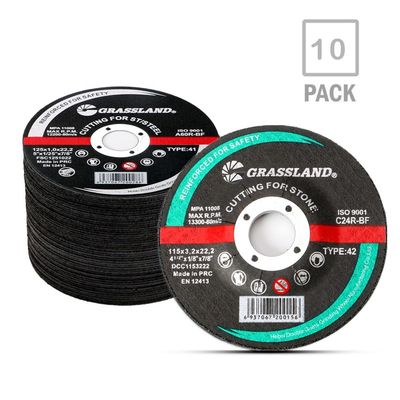 4.5 اینچ دیسک های برش سنگ با مش فایبرگلاس چند لایه و رزین برای راندمان برش بالا