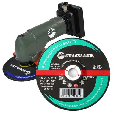 دیسک های برش سنگ رزین 180 میلی متر قطر 3.2 میلی متر ضخامت 22.2 میلی متر اندازه سوراخ سازگار با آسیاب های زاویه ای با سرعت بالا