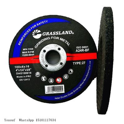 4 &quot;X 1/4&quot; X 5/8 &quot;Grinder En12413 دیسک های برش ساینده