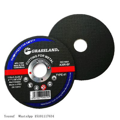 Metal 4-1/2 &quot;X 0.045&quot; X 7/8&quot; ساینده چرخ سنگ زنی مرکز فرورفته